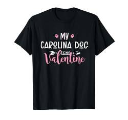 My Carolina Dog is My Valentine Grafik T-Shirt von Valentines Dog Design