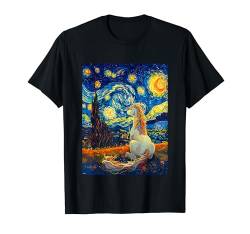 Sternennacht Van Gogh Einhorn T-Shirt von Van Gogh Einhorn für Damen Herren & Kinder