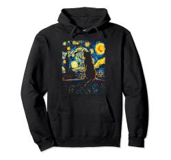 Sternennacht Van Gogh Katze Pullover Hoodie von Van Gogh Katze für Damen Herren & Kinder