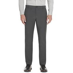 Van Heusen Herren Slim Fit Flex Flat Front Klassische Hose, anthrazit, 34W / 29L von Van Heusen