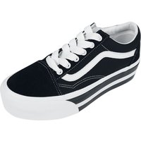 Vans Sneaker - Old Skool Stackform Smarten Up - EU38 bis EU41 - für Damen - Größe EU39 - schwarz/weiß von Vans