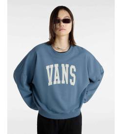 Vans für Damen. VN000HCCJCN1 Stadium Loose Crew Sweatshirt blau (S), Lässig, Sportlich, Baumwolle, Polyester von Vans