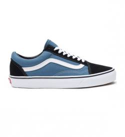 Vans für Herren. VN000D3HNVY1 OLD SKOOL SHOES blau (37), Wohnung, Wildleder, Schnürsenkel, Lässig, Sportlich von Vans