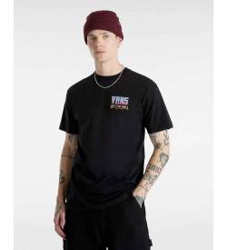 Vans für Herren. VN000KHUBLK1 Palm Cheers Classic T-shirt schwarz (M), Lässig, Baumwolle, Kurzarm von Vans