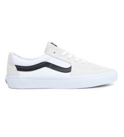 Vans für Herren. VN0A5KXDYB21 Turnschuhe Sk8-Low weiß (42), Stoff, Wohnung, Schnürsenkel, Lässig von Vans