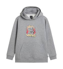 Vans für Jungen. VN000JBK02F1 Sweatshirt Digital Repair grau (L), Lässig, Baumwolle, Kinderbekleidung von Vans