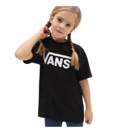 Vans für Mädchen. VN0A3W76Y281 Klassisches T-shirt schwarz (104cm), Lässig, Baumwolle, Kurzarm, Kinderbekleidung von Vans