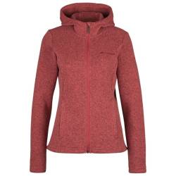 Vaude - Women's Aland Hooded Jacket - Fleecejacke Gr 44 rot von Vaude