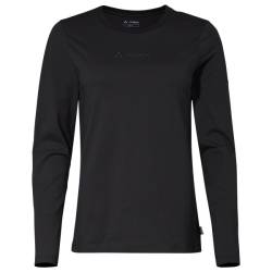 Vaude - Women's Logo L/S T-Shirt - Longsleeve Gr 38 schwarz von Vaude