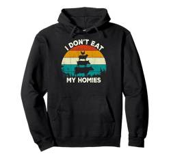 Vintage Retro Funny Vegan Vegetarian I Don't Eat My Homies Pullover Hoodie von Vegan Lovers Clothing Co