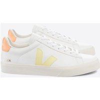 VEJA Herren Freizeitschuhe CAMPO CHROMEFREE LEATHER EXTRA-WHITE_SUN_PEACH von Veja