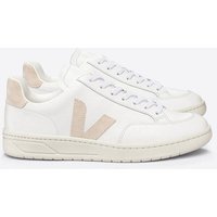 VEJA Herren Freizeitschuhe V-12 LEATHER EXTRA-WHITE_SABLE von Veja