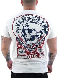 Vendetta Inc. Herren Streetwear Shirt Skull Titans weiß (L) von Vendetta Inc.