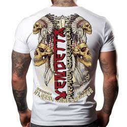 Vendetta Inc. Männer kurzarm Shirt Skull Requiem weiß VD-1398 - Baumwoll (DE/NL/SE/PL, Alphanumerisch, 3XL, Regular, Regular, Weiß) von Vendetta Inc.