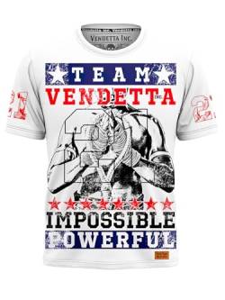 Vendetta Inc. Shirt Powerful weiß Männer T Shirt Sport,Freizeit NEU (M) von Vendetta Inc.