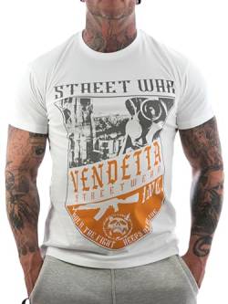 Vendetta Inc. Streetwear Shirt Judge weiß VD-1106 Männer,Herren,Club,Freizeit (XXL) von Vendetta Inc.