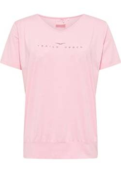 Venice Beach Curvy Line Sport-T-Shirt für Damen mit lässiger Schnittform und kurzen Ärmeln Sui 48, cameo rose von Venice Beach