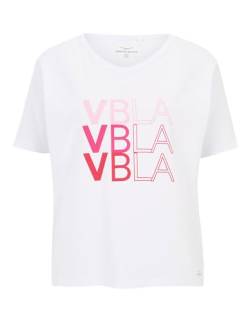 Venice Beach Sport-T-Shirt für Damen mit weiter Schnittform und V-Ausschnitt REAGAN XL, white von Venice Beach
