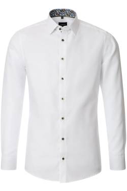 Venti Modern Fit Hemd weiss, Einfarbig von Venti