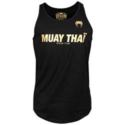 Venum Herren Muay Thai Vt Tank-Tops, schwarz/goldfarben, XL von Venum