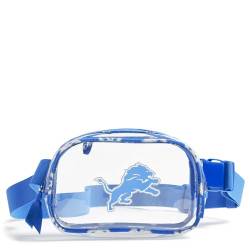 Vera Bradley Damen Clear NFL Kleine Gürteltasche (mehrere Teams erhältlich), Detroitlionsonmediumblue/Graybandana, Einheitsgröße von Vera Bradley