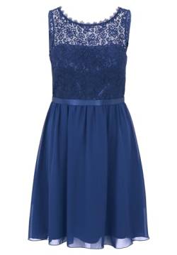 Vera Mont Damen Cocktailkleid mit Spitze Festival Blue,42 von Vera Mont