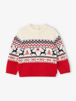 Baby Jacquardpullover Capsule FAMILY HO HO HO von Vertbaudet