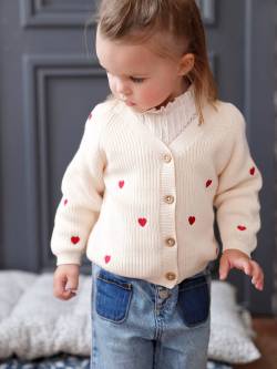 Mädchen Baby Strickjacke Oeko-Tex von Vertbaudet