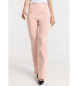 Victorio & Lucchino, V&L für Damen. 300048019 Satin-Hose - Lange Hose rosa (32), Lässig, Polyester von Victorio & Lucchino, V&L