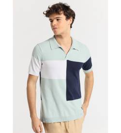 Victorio & Lucchino, V&L für Herren. 630137068 Kurzärmeliges Poloshirt in Blau und Trikolore (3XL), Lässig, Baumwolle, Kurzarm von Victorio & Lucchino, V&L