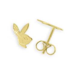 Bunny Herren Ohrstecker per Stück echt 14 Karat Gold 585 Häschen (Art.602021/811097) von Viennagold