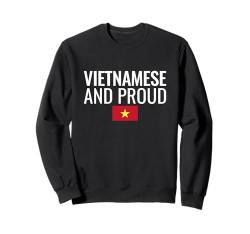 Vietnamese And Proud Vietnam Vietnamesische Flagge Sweatshirt von Vietnamesische Wurzeln Stolz Vietnam Geschenke