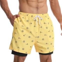 Viisendy Pro Herren Strand Sportshorts Freizeitshorts Chuanmao-L von Viisendy Pro