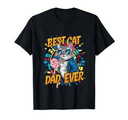 Geschenkideen zum Vatertag für den Katzenliebhaber in Ihrem Leben T-Shirt von VinCo Gifts