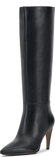 Vince Camuto Damen Brigitte Kniehohe Stiefel, Schwarz, 38.5 EU von Vince Camuto