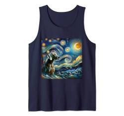 Weimaraner Sternennachthemd Vincent Van Gogh Art Hund Tank Top von Vincent Van Gogh Gifts and Famous Art Shirts