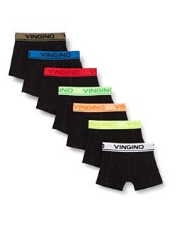 Vingino Boys Boxer Boys Boxer (7-Pack) in Color Deep Black Size XXS von Vingino