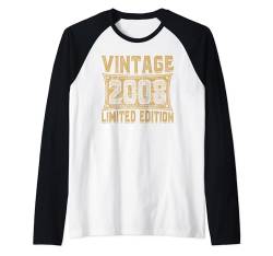 Vintage 2008 Limited Edition Classic 2008 Men Women Birthday Raglan von Vintage Birthday Classic Year Retro Idea Apparel