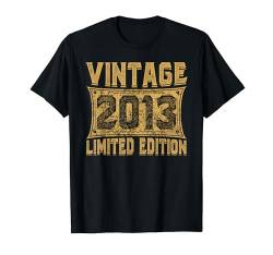 Vintage 2013 Limited Edition Classic 2013 Men Women Birthday T-Shirt von Vintage Birthday Classic Year Retro Idea Apparel