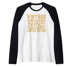 Vintage 2024 Limited Edition Classic 2024 Men Women Birthday Raglan von Vintage Birthday Classic Year Retro Idea Apparel