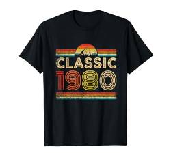 Classic 1980 Vintage 1980 Classic Year Men Women Birthday T-Shirt von Vintage Birthday Classic Years Retro Idea Store