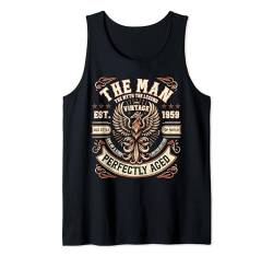 65 Jahre alt Geburtstagsgeschenke für Männer und Frauen 1959 65th Bday Tank Top von Vintage Birthday Gifts For Men And Women Funny