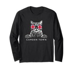 Sonnenbrille mit britischer Flagge von Camden Town London Langarmshirt von Vintage British Empire English Retro Fashion Icons