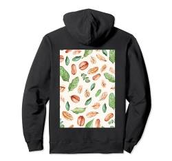 Vintage Pekannüsse Muster Kunst Pullover Hoodie von Vintage Foods Pattern Arts (Pecan)