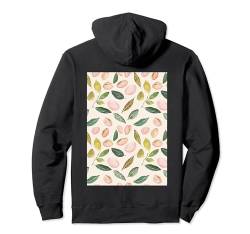 Minimalistische Pistazien-Musterkunst Pullover Hoodie von Vintage Foods Pattern Arts (Pistachio)