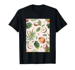 Pattern Art Kokosnuss Vintage T-Shirt von Vintage Fruit Pattern Arts (Coconut)