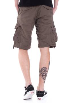 Vintage Industries - Terrance Dark Khaki - Shorts - Grün - 3XL - 100% Baumwolle von Vintage Industries