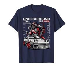 Cool Retro Vintage Japanisches JDM Tokyo Japan Drift Race Car T-Shirt von Vintage Japanese JDM Drift Race Car Graphic