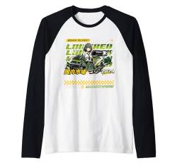 JDM Tokyo Japan Drift Race Car Tuning Retro Vintage Grafik Raglan von Vintage Japanese JDM Drift Race Car Graphic