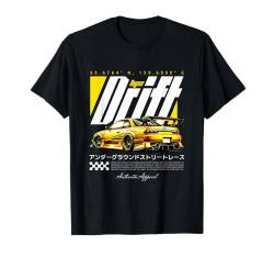 JDM Tokyo Japan Drift Race Car Tuning Retro Vintage Grafik T-Shirt von Vintage Japanese JDM Drift Race Car Graphic